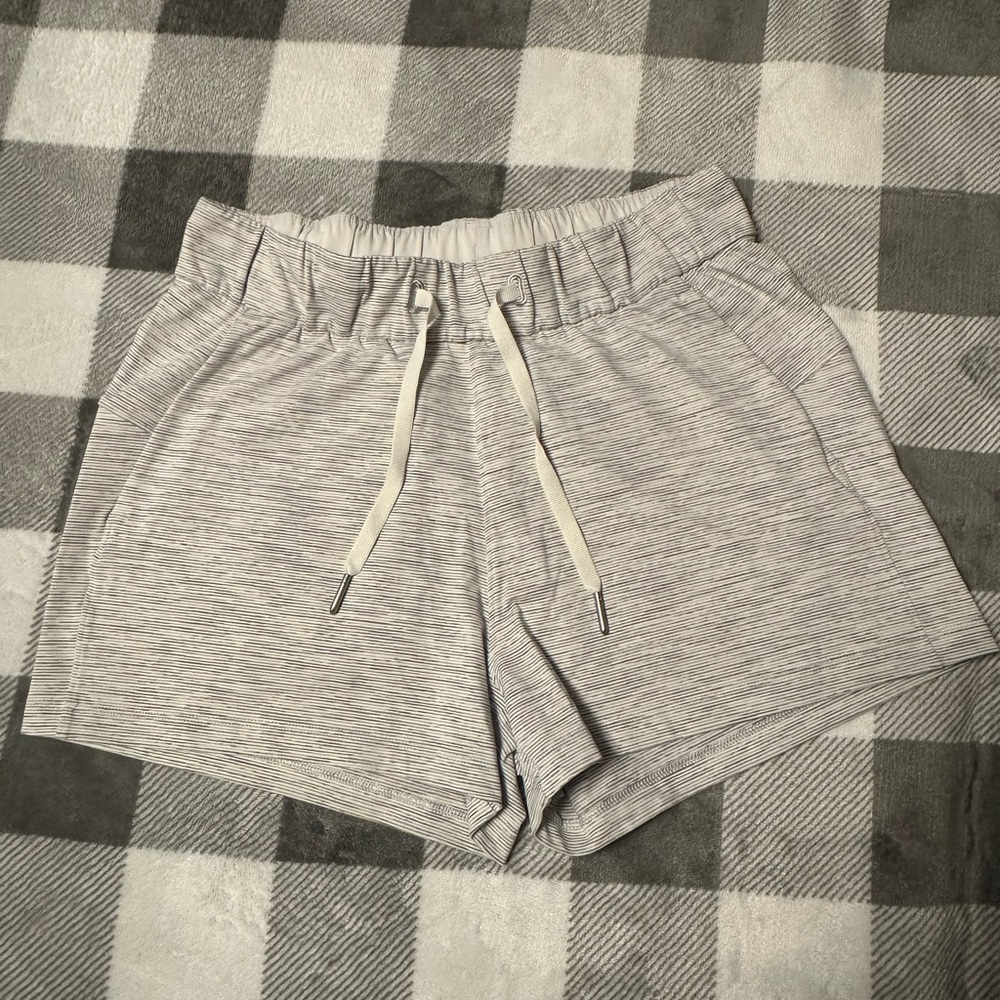Lululemon Athletica Light Gray Athletic Shorts
